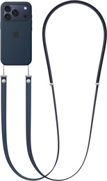 Smycz na telefon kompatybilna z etui do iPhone 17, odpinana magnetyczna klamra, pasek na szyję – niebieska