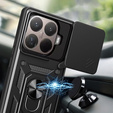 Etui pancerne do Xiaomi 15T Pro, CamShield Slide, czarne