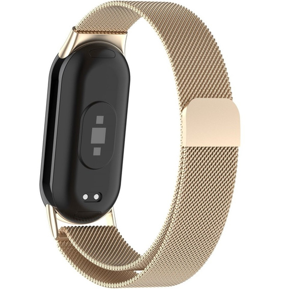 Pasek Bransoleta Milanese do Xiaomi Smart Mi Band 8 / Xiaomi Smart Mi Band 9, Szampański