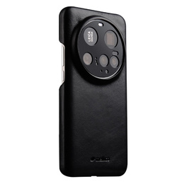 Etui MELKCO do Xiaomi 15 Ultra, skórzane, czarne