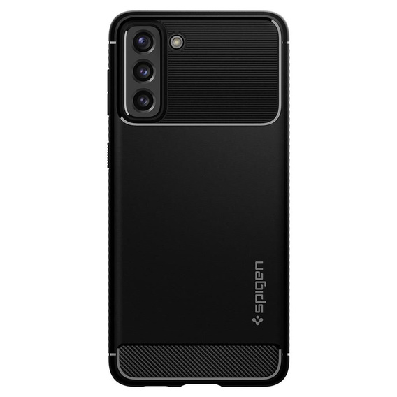 Etui Spigen do Samsung Galaxy S21, Rugged Armor, czarne