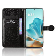 Etui z klapką do Motorola Edge 60 Fusion, Wallet Rhombus, czarne