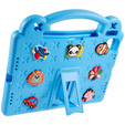 Etui do iPad Air 11" 2025/2024 (7/6 gen.), Cute Patterns, z podstawką, niebieskie