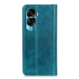 Etui do Honor 90 Lite 5G, Wallet Litchi Leather, zielone