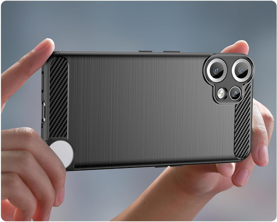 Etui do CMF Nothing Phone 2 Pro, Carbon, czarne