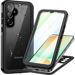 Etui Wodoodporne IP68 do Samsung Galaxy S24 FE, Redpepper, czarne