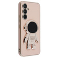 Etui do Samsung Galaxy A54 5G, Astronaut, różowe rose gold