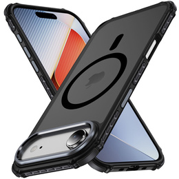 Etui pancerne do iPhone Air, Matt Case, do MagSafe, matowe z czarną ramką