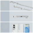 Etui do Samsung Galaxy S25 Edge, Glittery Powder, przezroczyste