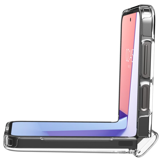 Etui Spigen do Samsung Galaxy Z Flip7 FE / Z Flip6, Ultra Hybrid, przezroczyste
