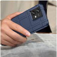 Etui do Motorola Edge 40 Neo, Rugged Shield, niebieskie