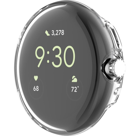 Etui z osłoną na ekran do Google Pixel Watch, Przezroczyste