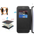 Etui z klapką do Samsung Galaxy A26 5G, RFID Wallet MagSafe z ochroną aparatu, czarne