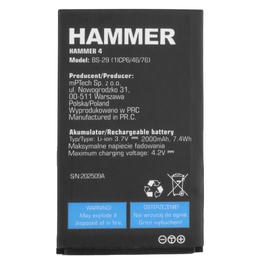 Oryginalna Bateria do myPhone Hammer 4 / Hammer 4+ 2000 mAh