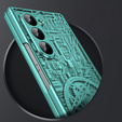 Etui do Samsung Galaxy Z Fold6 5G, Mechanical Legend, zielone