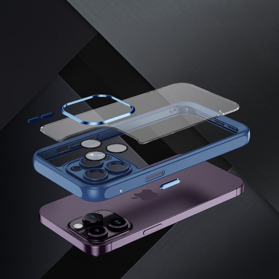 Etui do iPhone 14 Pro, ERBORD Impact Guard, niebieskie