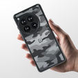 Etui IBMRS Artistic Camouflage do OnePlus 12 5G – Wytrzymała Ochrona w Stylu Militarnym - czarne