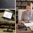 Etui z klapką CASEME do Samsung Galaxy Note 10 Plus, Waxy Textured, kawowe