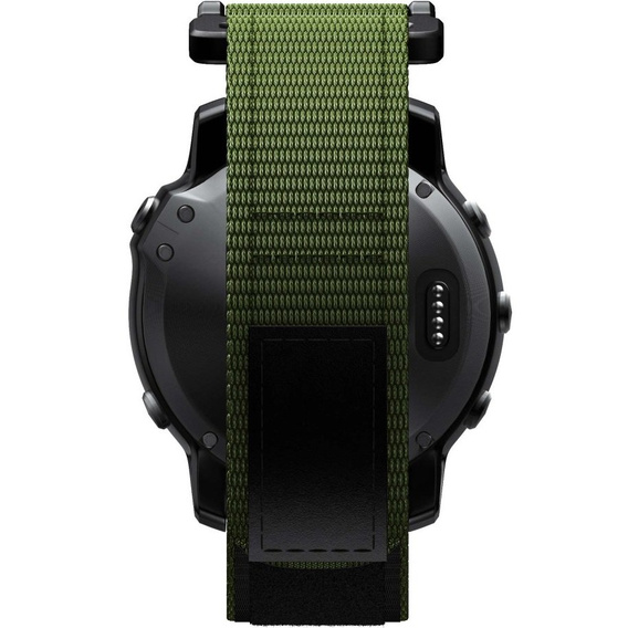 Pasek nylonowy do Garmin 22mm, Zielony
