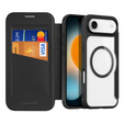 Etui z klapką Dux Ducis do iPhone Air, Skin X Pro, do MagSafe, czarne