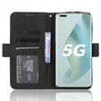 Etui z klapką do Honor Magic 5 Pro 5G, Card Slot, czarne