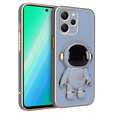 Zestaw Etui Electro do Xiaomi Redmi 12, Astronauta, Niebieskie + Szkło