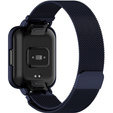 Pasek Bransoleta Milanese z Etui do Xiaomi Redmi Watch 2 Lite, Granatowy