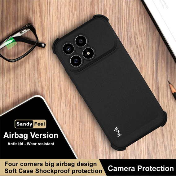 Etui IMAK do Xiaomi Poco F8 Pro, Dropproof, czarne