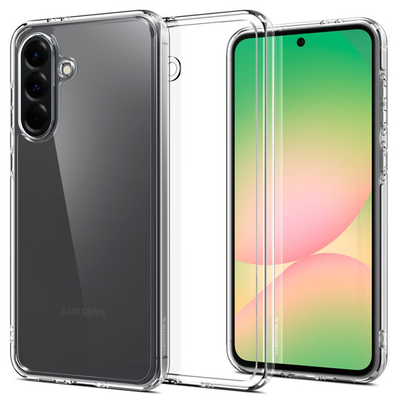 Etui Spigen do Samsung Galaxy A56 5G, Ultra Hybrid, przezroczyste + Szkło Hartowane 9H