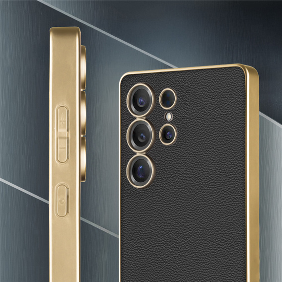 Etui do Samsung Galaxy S25 Ultra, GKK Leather, czarne