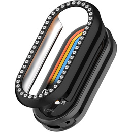 Etui z Diamentami do Xiaomi Smart Mi Band 9, Czarne