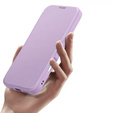 Etui z klapką Dux Ducis do iPhone 17 Pro Max, Skin X Pro, do MagSafe, fioletowe