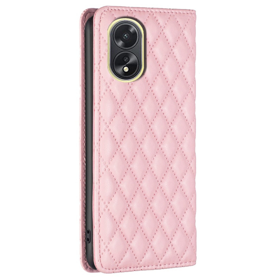 Etui z klapką do Oppo A38 4G, Wallet, BINFEN COLOR, różowe