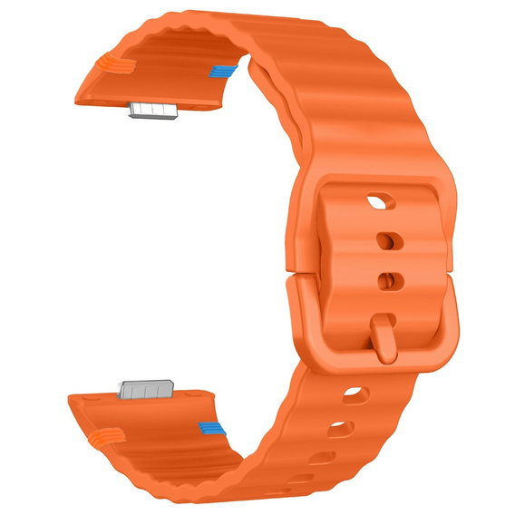 Pasek Silikonowy do Huawei Watch Fit 4 / 4 Pro / 3, Pomarańczowy