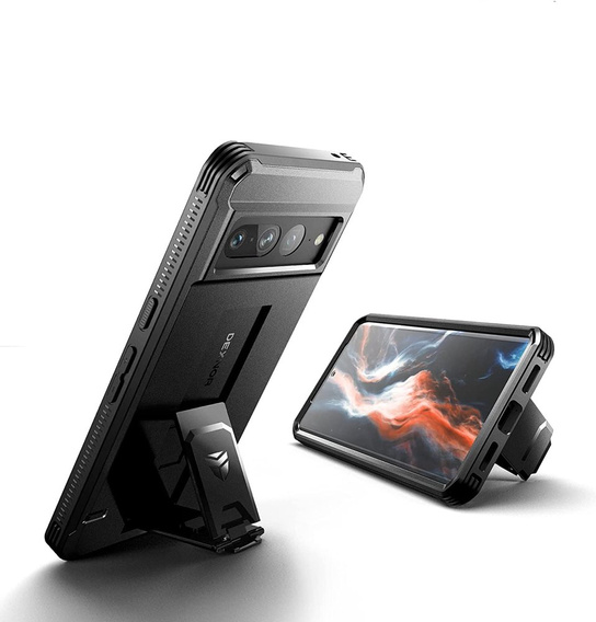 Etui pancerne do Google Pixel 7 Pro, Dexnor Full Body, czarne