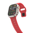 Pasek Silikonowy do Apple Watch 1/2/3/4/5/6/7/8/9/10/11/SE Ultra 1/2/3 42/44/45/46/49mm, Czerwony
