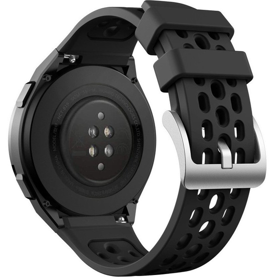 Pasek silikonowy do Huawei Watch GT 2e, Czarny
