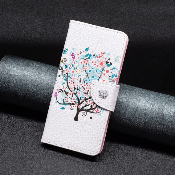 Etui z klapką do Xiaomi Redmi Note 12 4G, Wallet, Colorful Tree białe