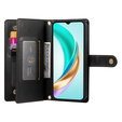 Etui z klapką do Honor Magic 7 Lite, Wallet Zipper Pocket, czarne