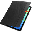 Etui skórzane do Samsung Galaxy Tab S10 Lite / S10 FE / S9 FE, z funkcją usypiania i budzenia – czarne