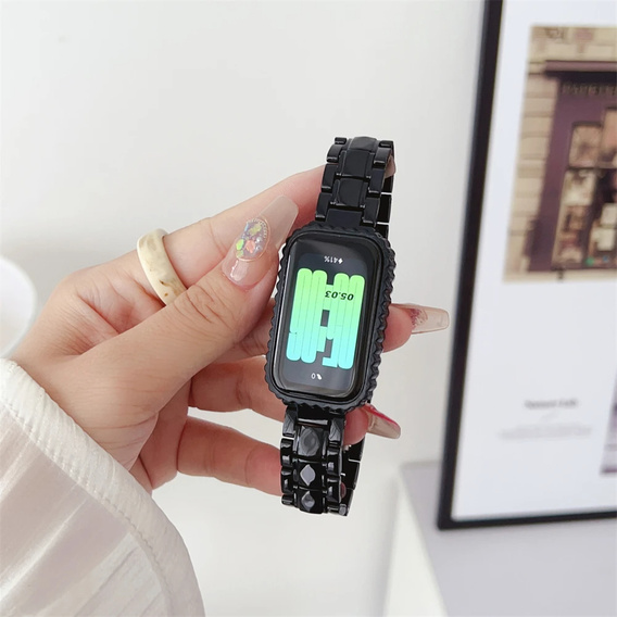 Bransoleta do Xiaomi Redmi Smart Band 2 / Xiaomi Smart Mi Band 8 Active, Czarna