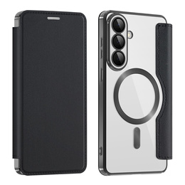 Etui z klapką do Samsung Galaxy S26, RFID Wallet MagSafe z ochroną aparatu, czarne