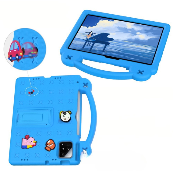 Etui do Xiaomi Pad 7 / 7 Pro, Cute Patterns, z podstawką, niebieskie