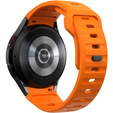 Pasek Silikonowy do Samsung Galaxy Watch 4/5/6/7/FE 40/42/43/44/45/46/47mm, Pomarańczowy