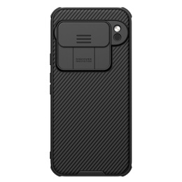 Etui Nillkin CamShield Pro Series do Google Pixel 9 Pro – czarne, z przesuwaną osłoną aparatu