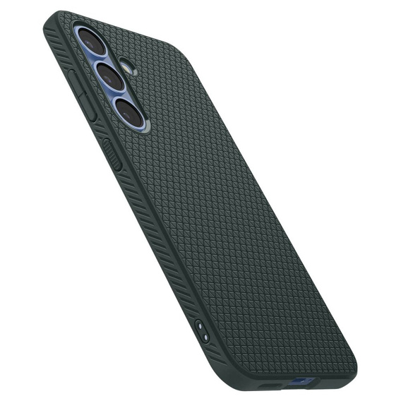 Etui Spigen do Samsung Galaxy S25, Liquid Air, abyss green + Szkło Hartowane 9H