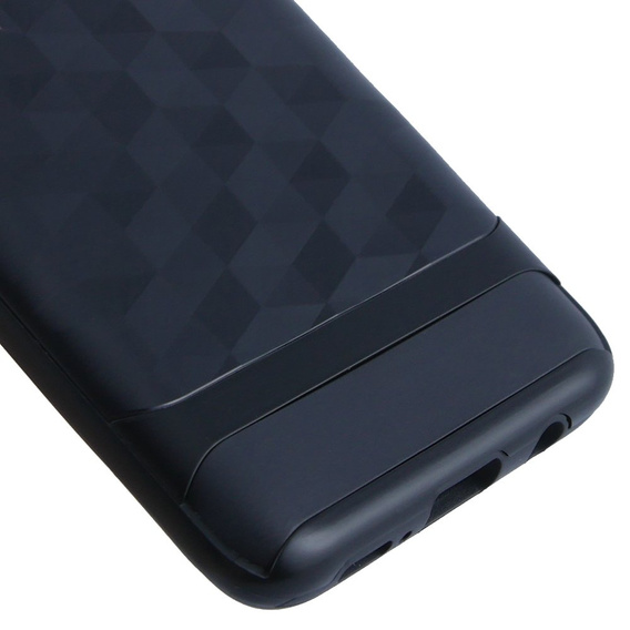 Czarny Etui Rhombus Hybrid Gel Case Samsung Galaxy S9