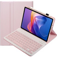 Etui z klawiaturą Bluetooth do Xiaomi Redmi Pad 2 – różowe