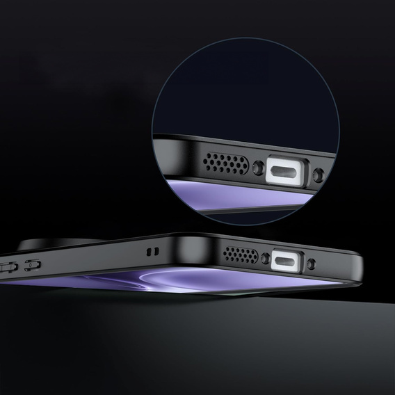 Etui do Vivo X300 Pro, do MagSafe, ERBORD Matt Case, czarny