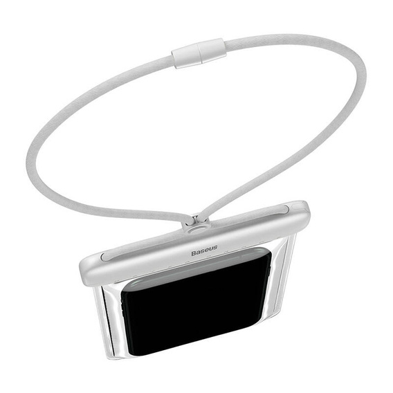 Baseus AquaGlide – Uniwersalne wodoodporne etui na telefon - białe